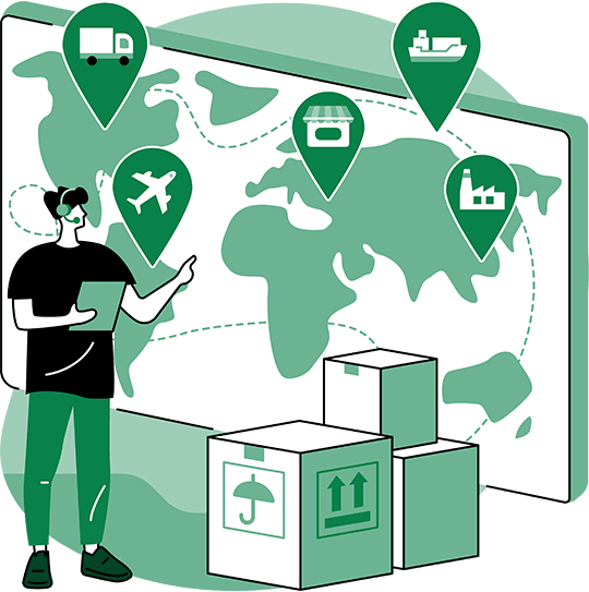 logistics illustration